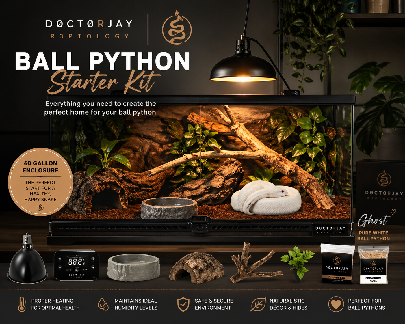 Ball Python Starter Kit – D0ct0rjay’s R3pt0l0gy