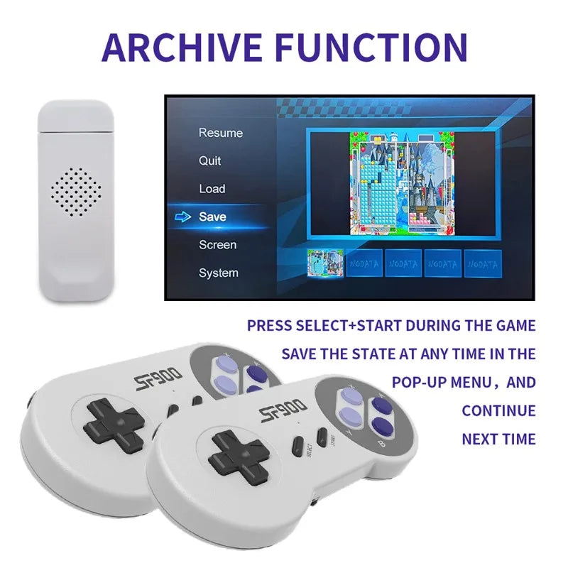 SF900 Wireless 2-Player Game Console