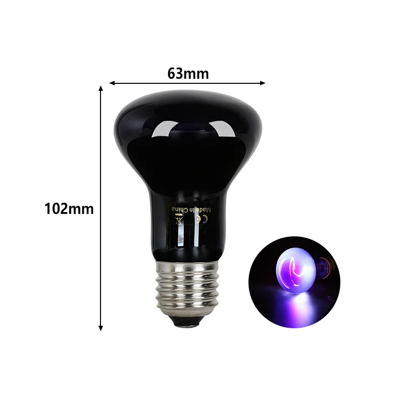 Reptile Heating Lamp Bulb 75W Thermal Preservation Heat