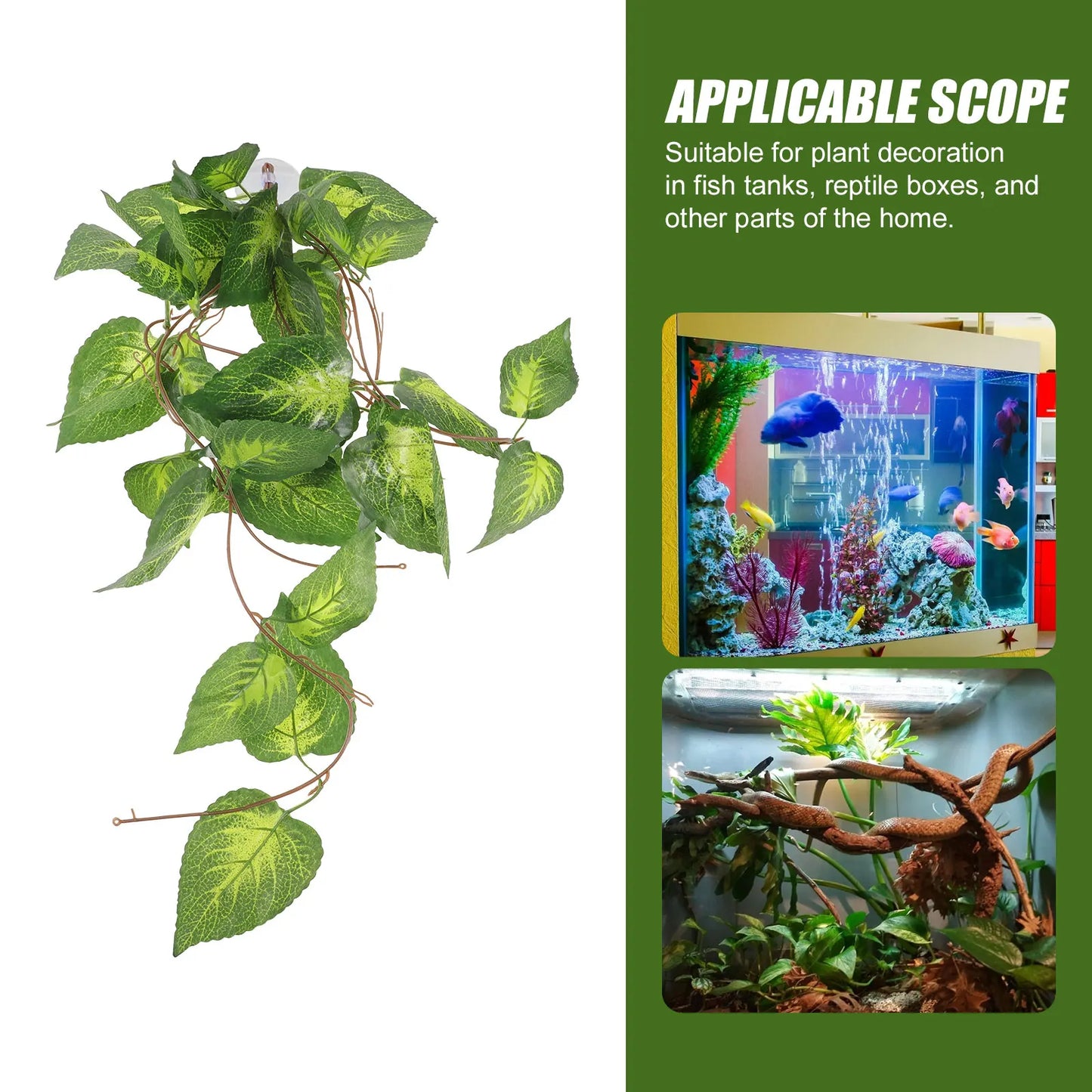 Lifelike Artificial Reptile Plants