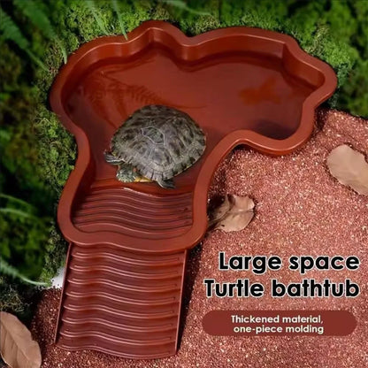 Reptile Water Bowl with Ramp