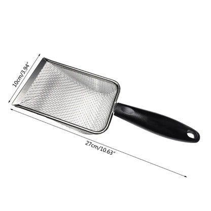 Metal Sand Shovel - Stainless Steel Fine Mesh