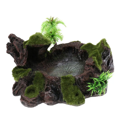 Pets Feeding/ Water Plate - Dish Suitable for Small Animals, Tortoise, Frog, Gecko, Scorpion, Snake