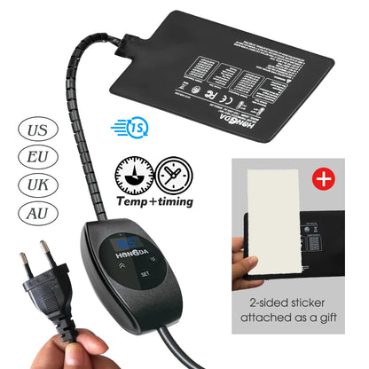 6W 11W 23W 36W Reptile Heat Mat with Thermostat for Indoor Terrarium