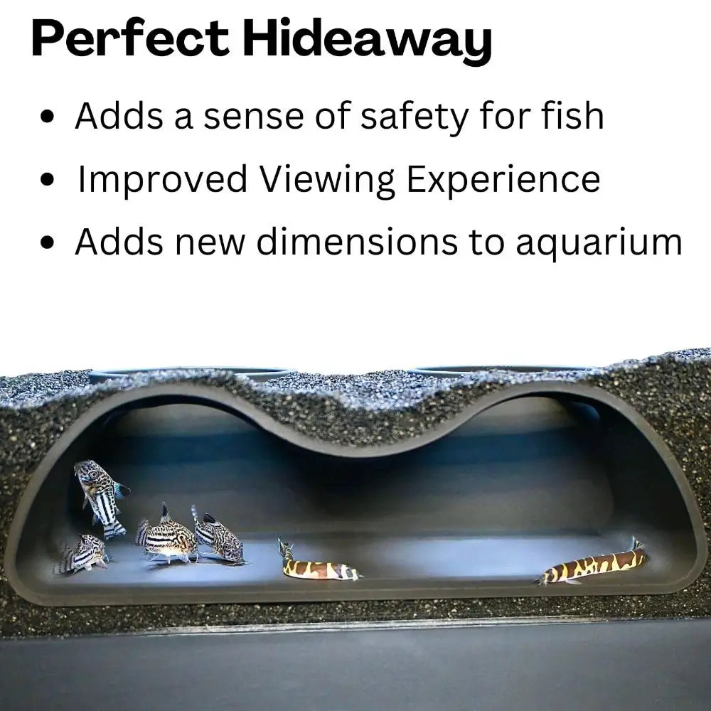 Multifunctional Aquarium Underground Tunnel Cave Curve