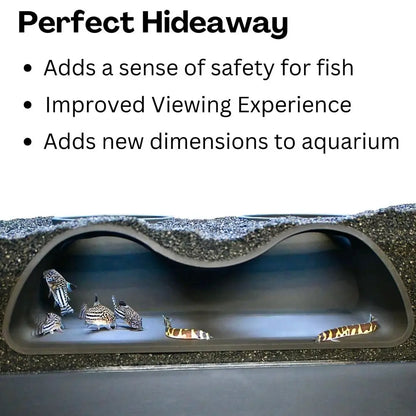 Multifunctional Aquarium Underground Tunnel Cave Curve