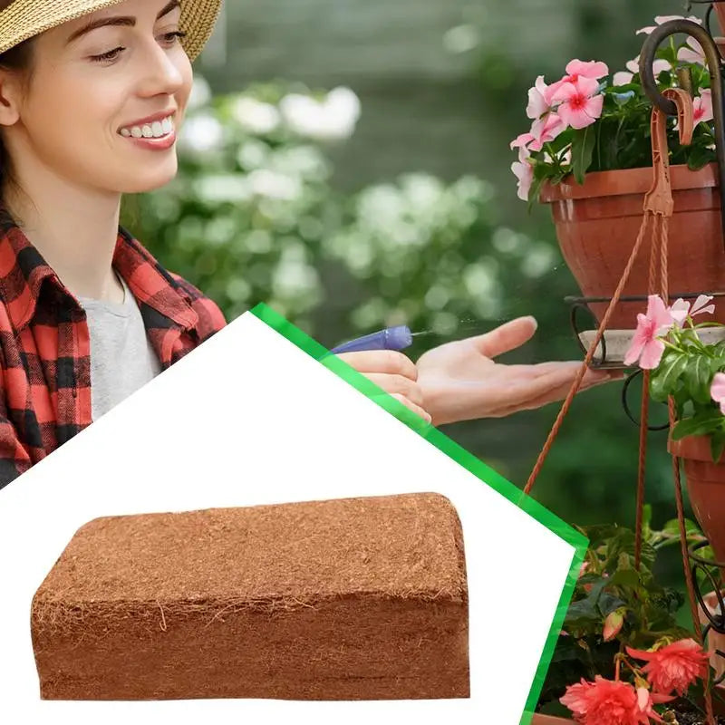 Organic Compressed Coco Coir Brick