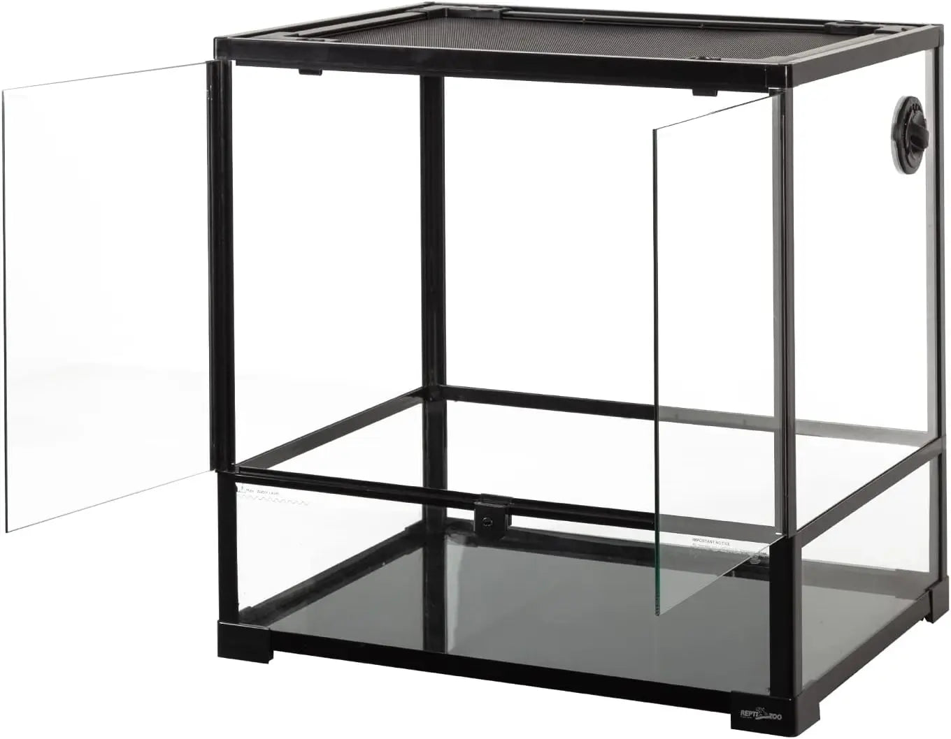45 Gallon Glass Reptile Terrarium with Double Hinge Door