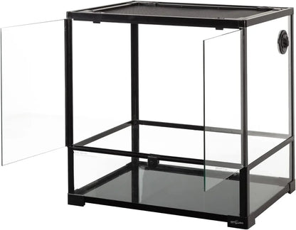 45 Gallon Glass Reptile Terrarium with Double Hinge Door