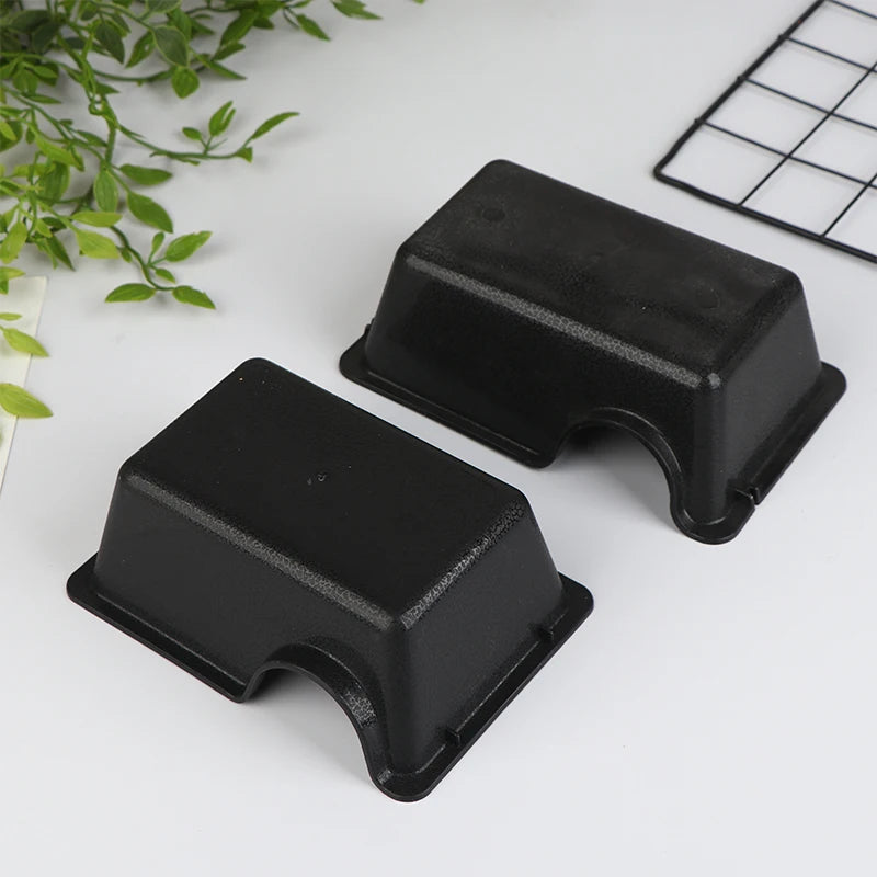 Reptile Enclosure Black Ventilation Hiding Cave