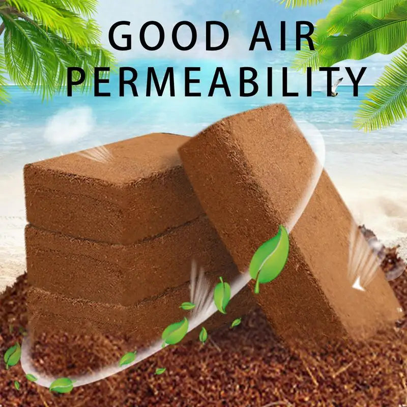 Organic Compressed Coco Coir Brick