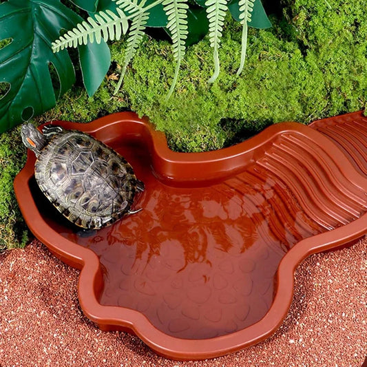 Reptile Water Bowl with Ramp