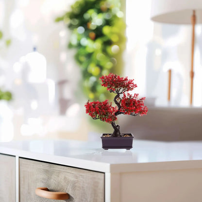 Fake Potted Bonsai Plant