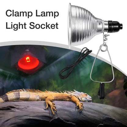 Reptile Lamp Set-Lighting 300W-Aluminum Reptile Heating Lamp Stand