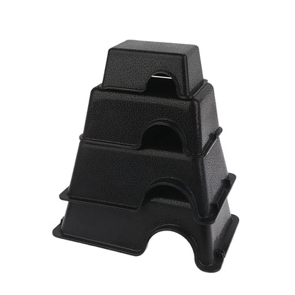 Reptile Enclosure Black Ventilation Hiding Cave