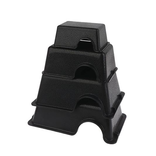 Reptile Enclosure Black Ventilation Hiding Cave