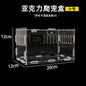Transparent Acrylic Reptile Terrarium Enclosure For Geckos Lizards Snakes Desktop Table Display For Home Office Decor For Kids