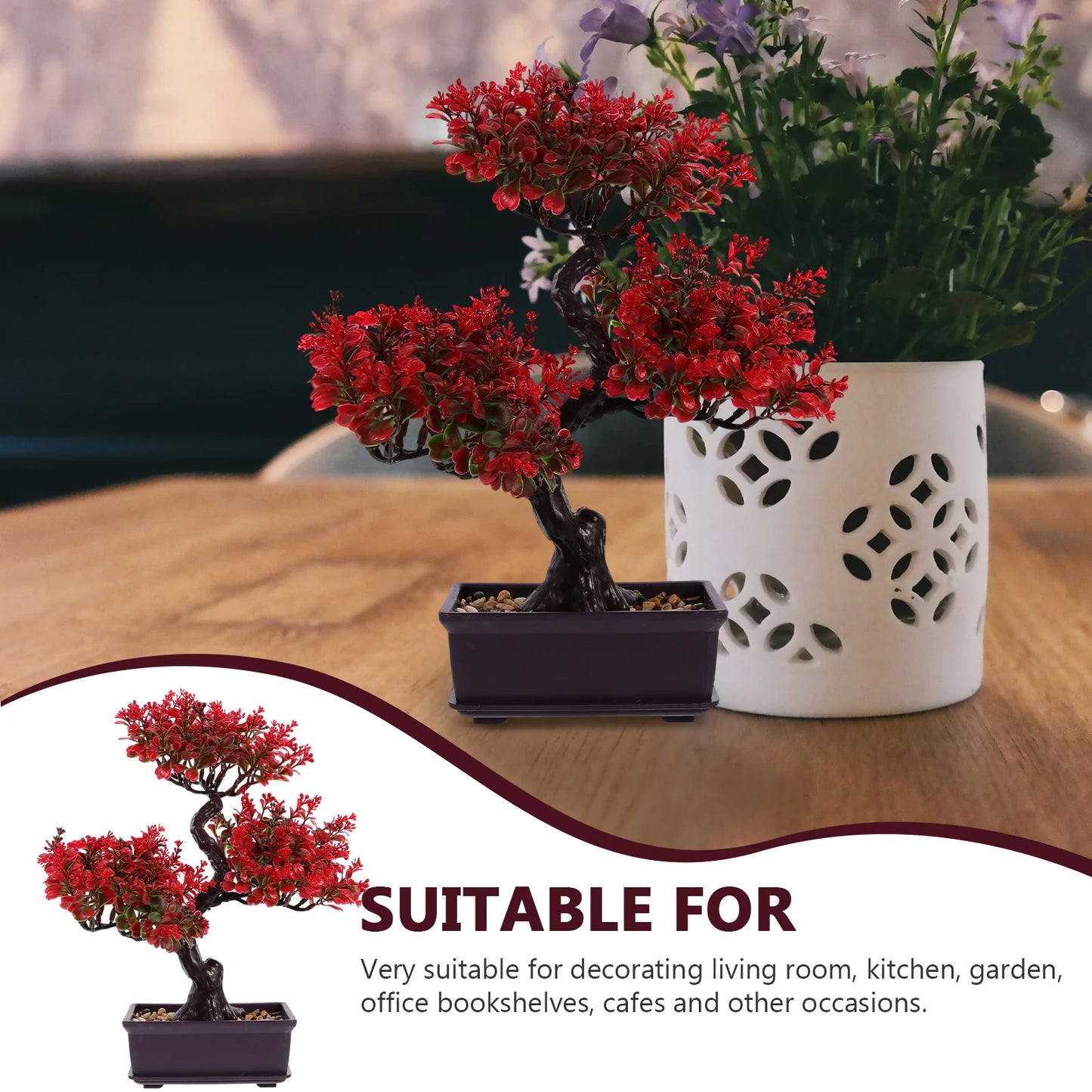 Fake Potted Bonsai Plant