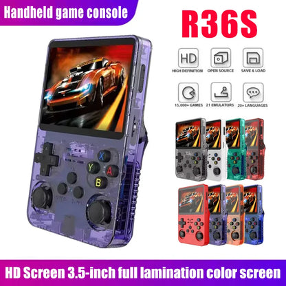 R36S Retro Handheld Game Console - 64GB/128GB/256GB