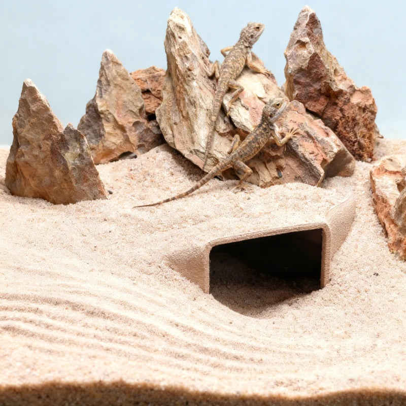 3D Printed Reptile Cave Hideout - Terrarium Decor
