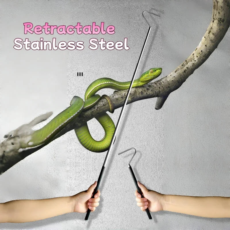 Snake Handling Hook - 1PC Extendable Reptile Tool